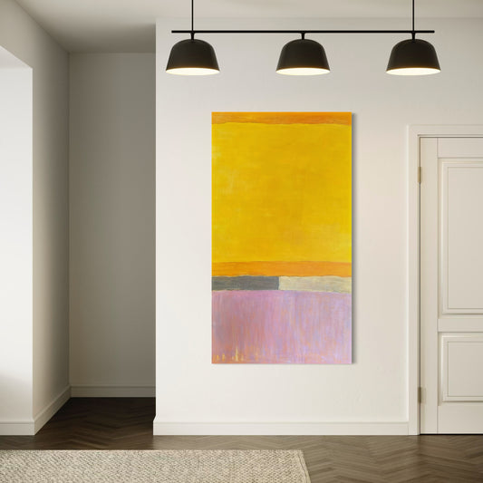 Fields of Solace – Large Abstract Acrylic Painting 100x180 cm