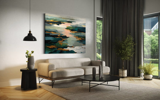 Passaggio – Abstract Acrylic Painting 150x120 cm