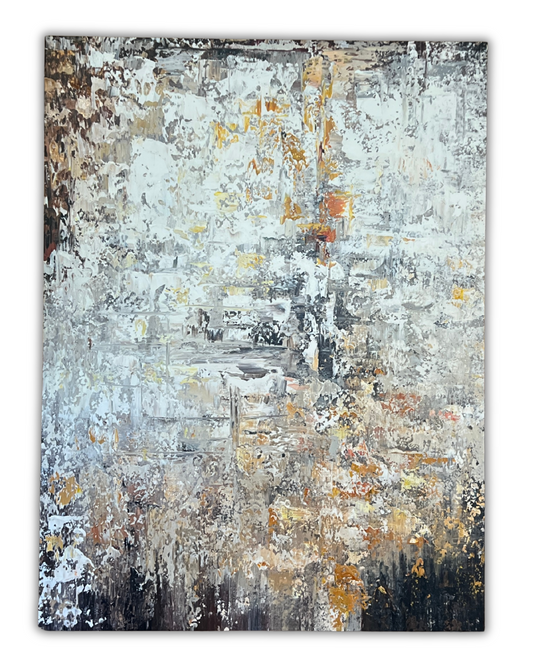 Terra Obscura – Abstract Acrylic Painting 90x120 cm