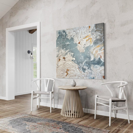 Aurea Mare – Large Abstract Acrylic Painting 120x120 cm
