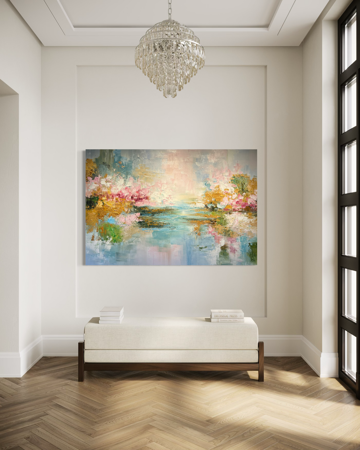 BEAU MIRAGE – Abstrakt akrylmålning 185x125 cm