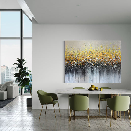 Crown of Dawn - Large Abstract Acrylic Painting 150x200 cm