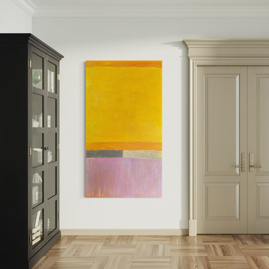 Fields of Solace – Large Abstract Acrylic Painting 100x180 cm