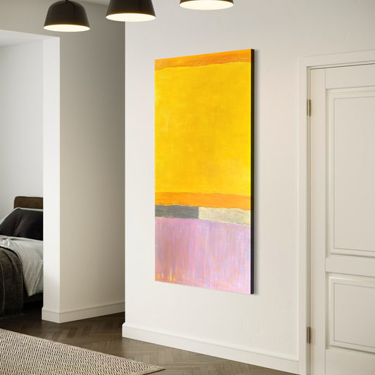 Fields of Solace – Large Abstract Acrylic Painting 100x180 cm