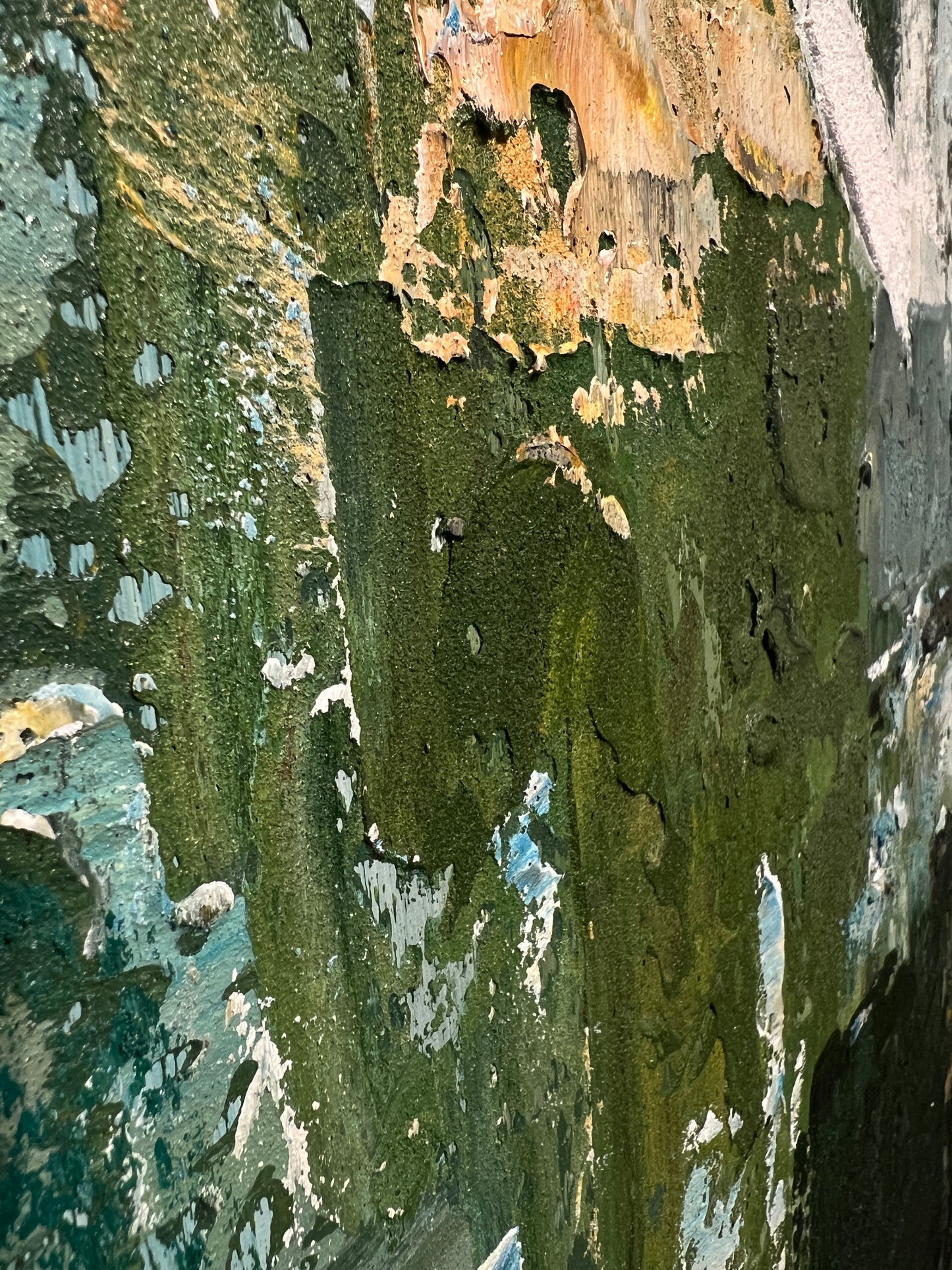 OR VERT Abstrakt akryl målning 200x150 cm