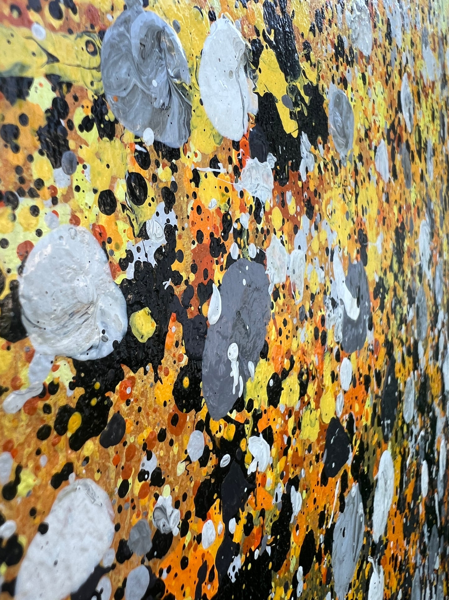 Crown of Dawn - Large Abstract Acrylic Painting 150x200 cm