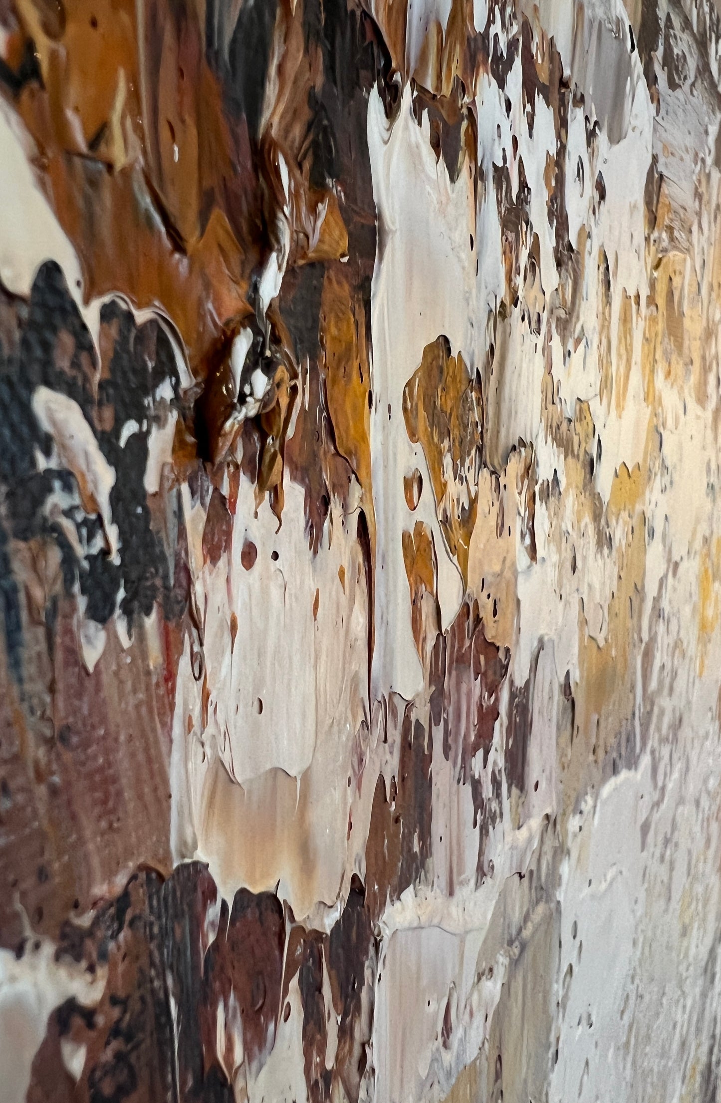 Terra Obscura – Abstract Acrylic Painting 90x120 cm